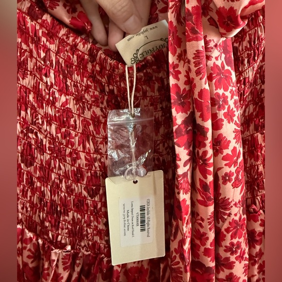 NWT Joyfolie Lorna Impact Dress in Red Floral - Picture 10 of 10